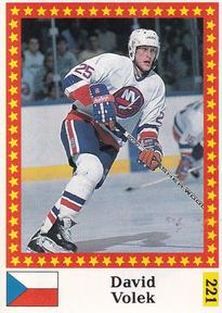 1991 Semic Hockey VM (Swedish) Stickers #221 David Volek Front