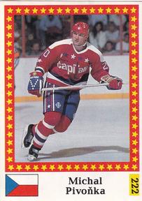 1991 Semic Hockey VM (Swedish) Stickers #222 Michal Pivonka Front