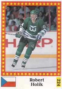 1991 Semic Hockey VM (Swedish) Stickers #224 Robert Holik Front