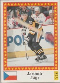 1991 Semic Hockey VM (Swedish) Stickers #225 Jaromir Jagr Front