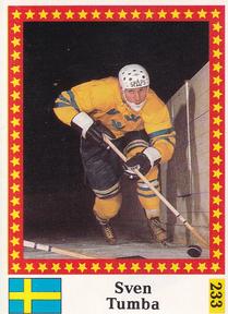 1991 Semic Hockey VM (Swedish) Stickers #233 Sven Tumba Front