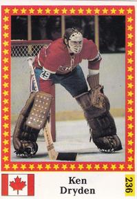 1991 Semic Hockey VM (Swedish) Stickers #236 Ken Dryden Front