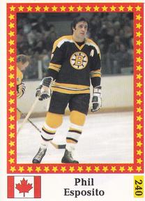 1991 Semic Hockey VM (Swedish) Stickers #240 Phil Esposito Front