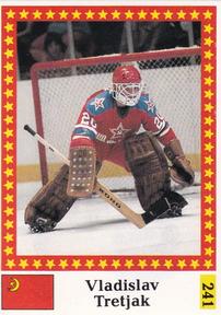 1991 Semic Hockey VM (Swedish) Stickers #241 Vladislav Tretjak Front