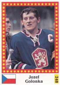 1991 Semic Hockey VM (Swedish) Stickers #248 Jozef Golonka Front