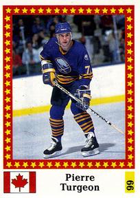 1991 Semic Hockey VM (Swedish) Stickers #66 Pierre Turgeon Front