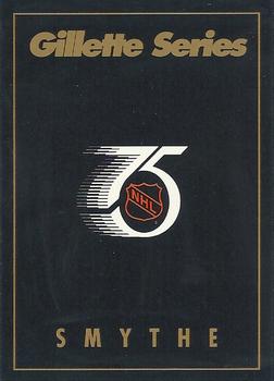 1991-92 Gillette Series #NNO Smythe Division Checklist Front