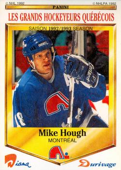 1992-93 Panini Durivage #25 Mike Hough Front