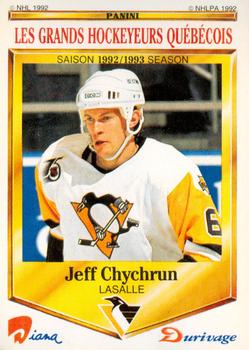 1992-93 Panini Durivage #33 Jeff Chychrun Front