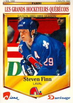 1992-93 Panini Durivage #40 Steven Finn Front