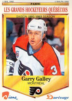 1992-93 Panini Durivage #41 Garry Galley Front