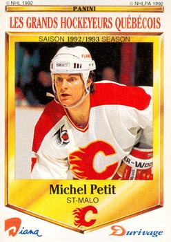 1992-93 Panini Durivage #43 Michel Petit Front