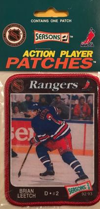 1992-93 Seasons Patches #28 Brian Leetch Front