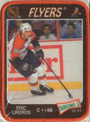 1992-93 Seasons Patches #38 Eric Lindros Front
