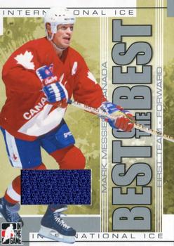2006-07 In The Game Used International Ice - Best of the Best #BB-04 Mark Messier Front