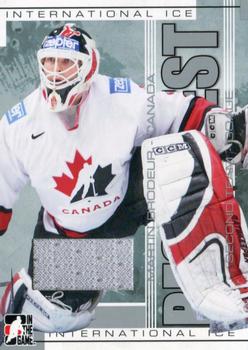 2006-07 In The Game Used International Ice - Best of the Best #BB-07 Martin Brodeur Front
