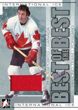 2006-07 In The Game Used International Ice - Best of the Best #BB-10 Phil Esposito Front