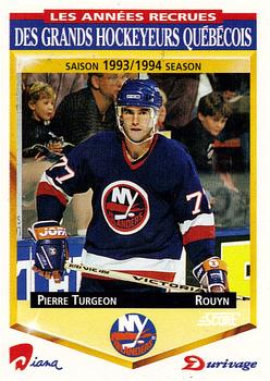 1993-94 Score Durivage #30 Pierre Turgeon Front