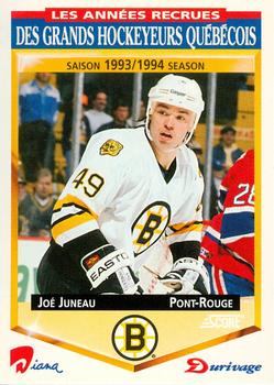 1993-94 Score Durivage #27 Joe Juneau Front
