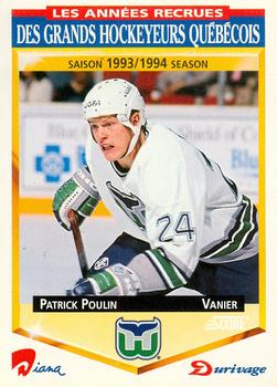 1993-94 Score Durivage #50 Patrick Poulin Front