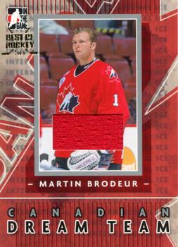 2006-07 In The Game Used International Ice - Canadian Dream Team #DT-03 Martin Brodeur Front