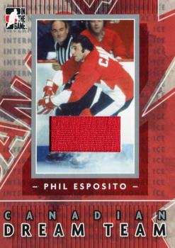 2006-07 In The Game Used International Ice - Canadian Dream Team #DT-05 Phil Esposito Front