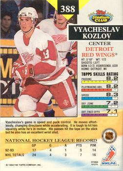  (CI) Vyacheslav Kozlov Hockey Card 1992-93 Pro Set (base) 225  Vyacheslav Kozlov : Collectibles & Fine Art