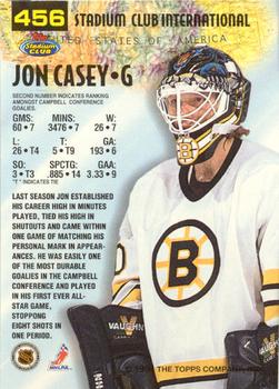1993-94 Stadium Club - Members Only #456 Jon Casey Back