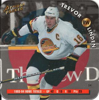 1994-95 Action Packed CoaStars #54 Trevor Linden Front