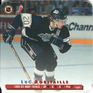 1994-95 Action Packed CoaStars #85 Luc Robitaille Back