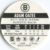 1994-95 POG Canada Games NHL #35 Adam Oates Back