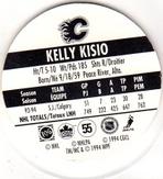 1994-95 POG Canada Games NHL #55 Kelly Kisio Back