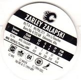 1994-95 POG Canada Games NHL #64 Zarley Zalapski Back
