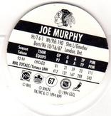 1994-95 POG Canada Games NHL #67 Joe Murphy Back