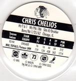1994-95 POG Canada Games NHL #73 Chris Chelios Back