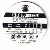 1994-95 POG Canada Games NHL #98 Kelly Buchberger Back