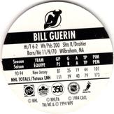 1994-95 POG Canada Games NHL #350 Bill Guerin Back