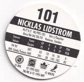 1995-96 POG Canada Games NHL #101 Nicklas Lidstrom Back