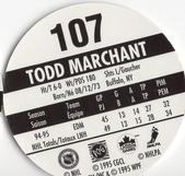1995-96 POG Canada Games NHL #107 Todd Marchant Back