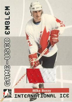 2006-07 In The Game Used International Ice - Emblems #GUE-16 Mike Bossy Front