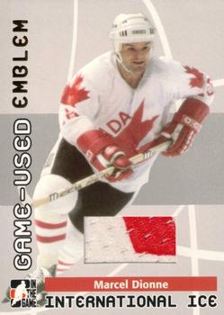 2006-07 In The Game Used International Ice - Emblems #GUE-34 Marcel Dionne Front