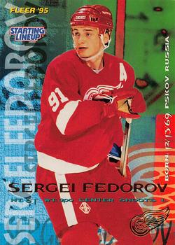 1995 Kenner/Fleer Starting Lineup Cards #59 Sergei Fedorov Front