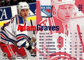 1995 Kenner/Fleer Starting Lineup Cards #132 Adam Graves Back