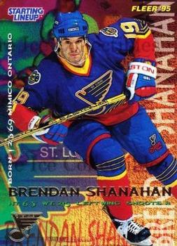 1995 Kenner/Fleer Starting Lineup Cards #191 Brendan Shanahan Front