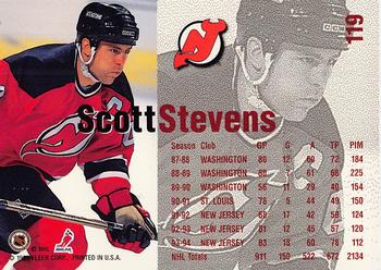 1995 Kenner/Fleer Starting Lineup Cards #119 Scott Stevens Back