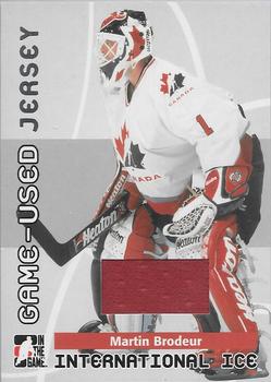 2006-07 In The Game Used International Ice - Jerseys #GUJ-12 Martin Brodeur Front