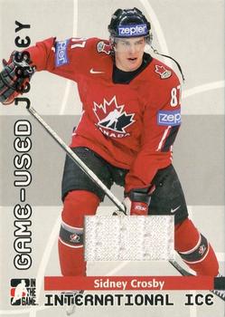 2006-07 In The Game Used International Ice - Jerseys #GUJ-13 Sidney Crosby Front
