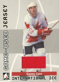 2006-07 In The Game Used International Ice - Jerseys #GUJ-31 Danny Gare Front