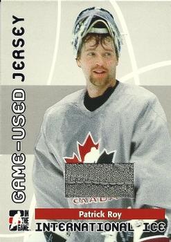 2006-07 In The Game Used International Ice - Jerseys #GUJ-38 Patrick Roy Front