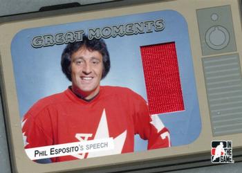 2006-07 In The Game Used International Ice - Great Moments #GM-02 Esposito's Speech Front